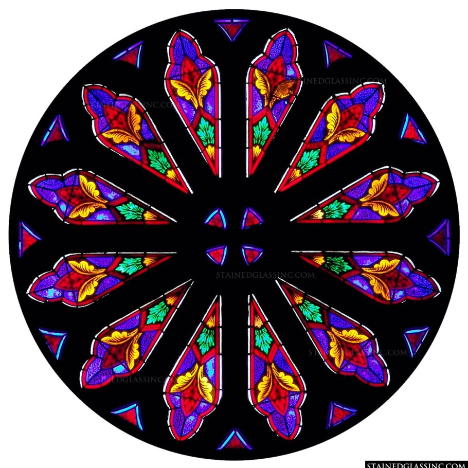 Роза витраж Готика