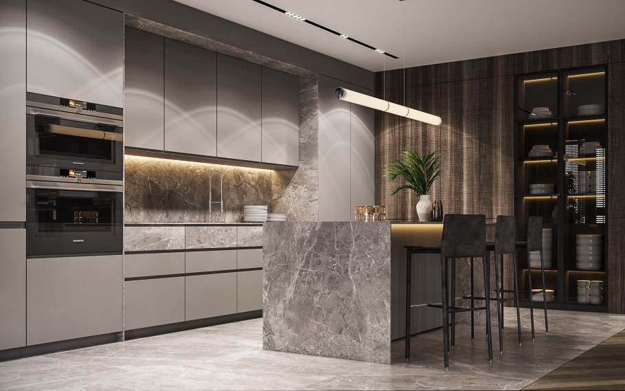 Модные современные кухни