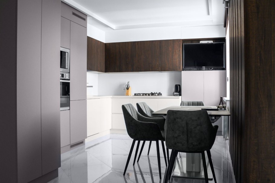 Стильная маленькая кухня 2022