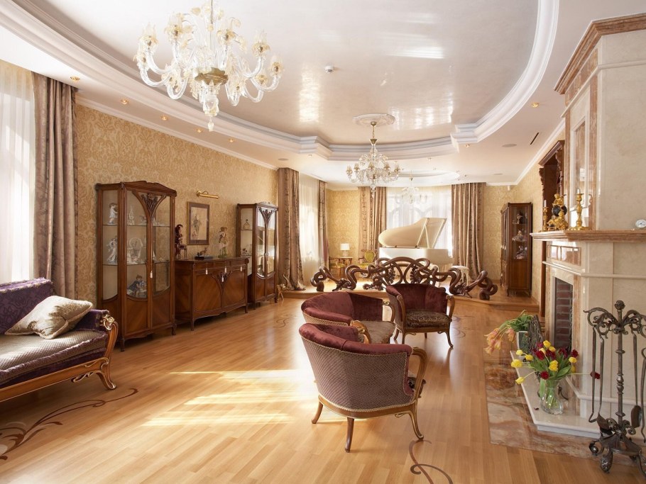 Красивые интерьеры в классическом стиле