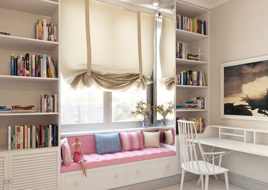 Стеллаж на окно