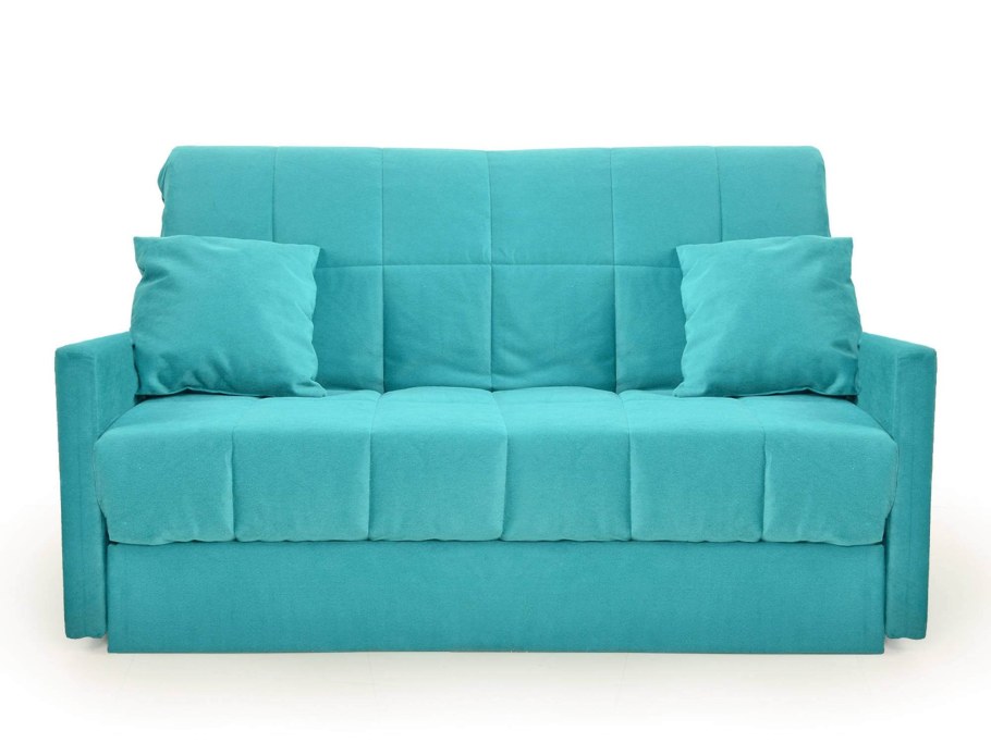 Диван аккордеон 125х200 бирюза