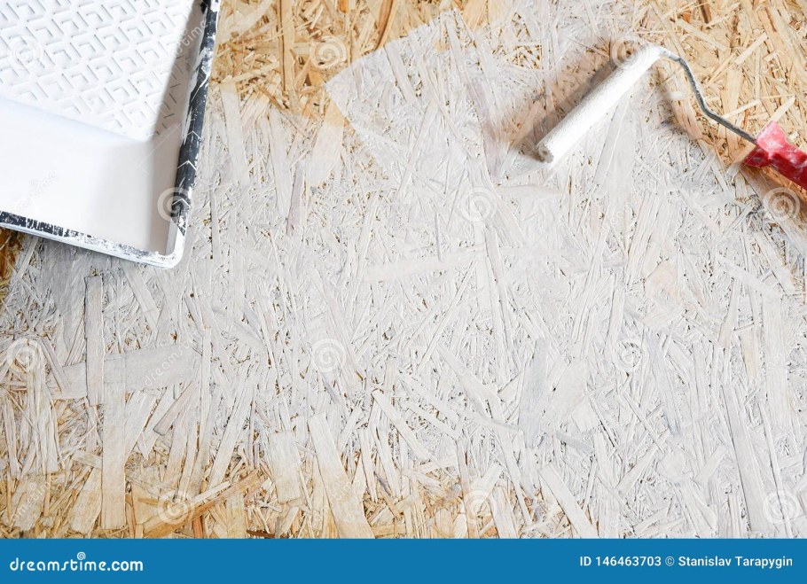 ОСБ плита окрашенная в белый