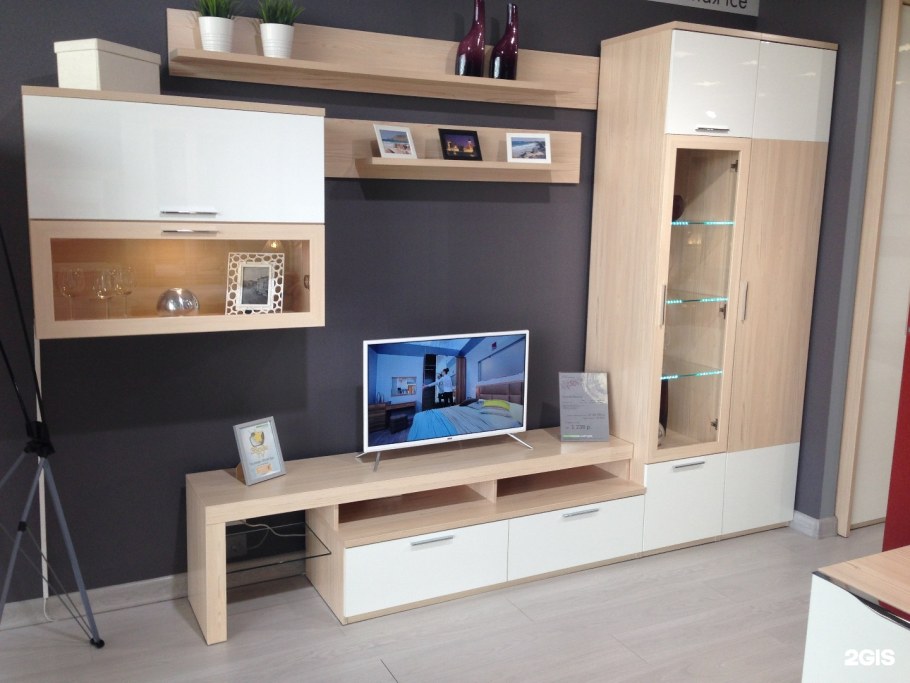 Стенка в зал Шатура мебель