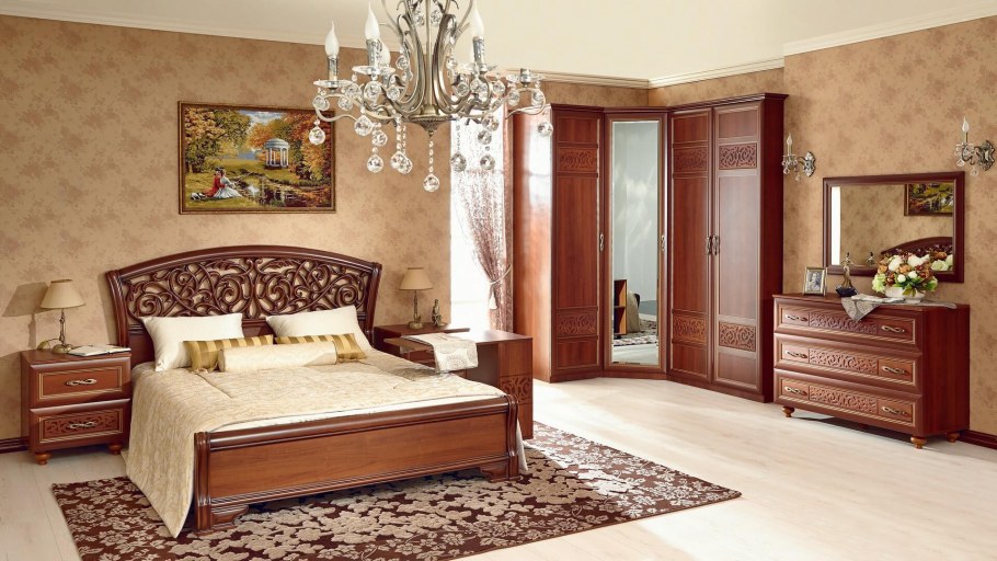 Спальня Александрия орех любимый дом