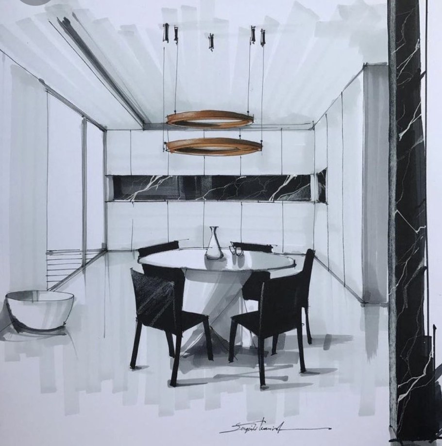 Interior Sketch Тихомиров