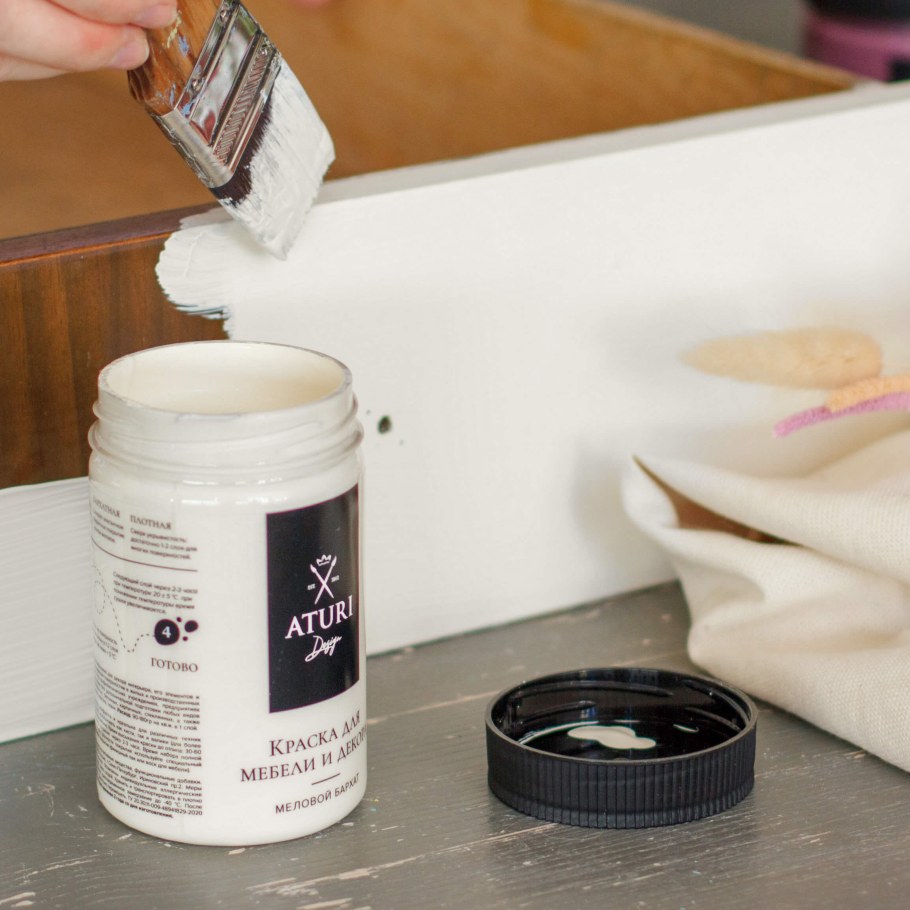 Краска латексная aturi Design для мебели и декора "меловой бархат"
