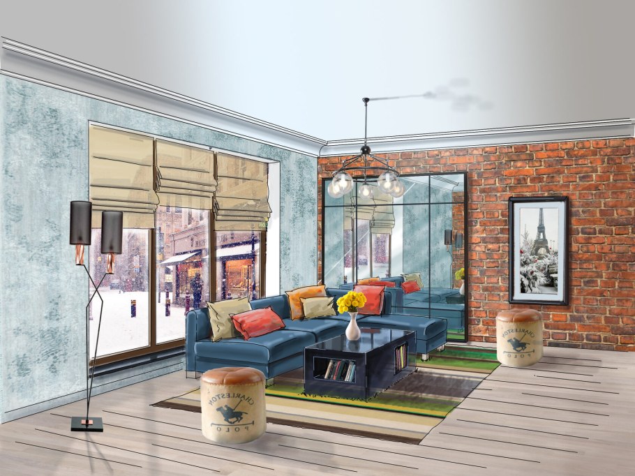 Рендер мебели