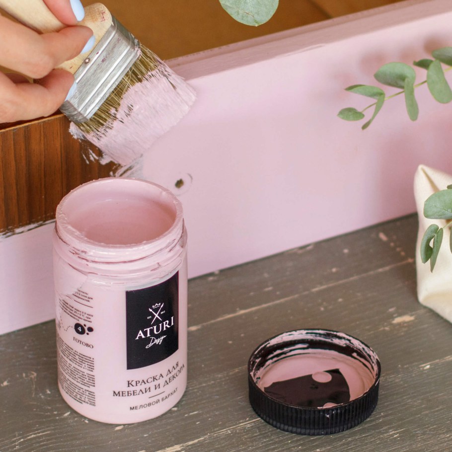 Краска для мебели меловая aturi
