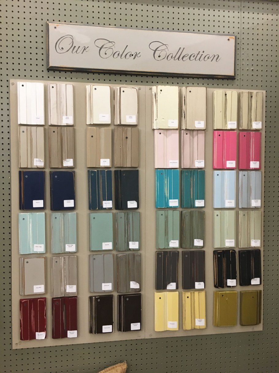 Палитра красок для мебели