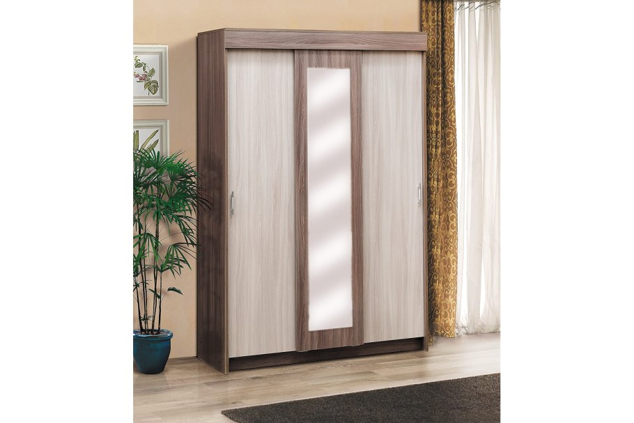 Шкаф-купе Мираж 11 ясень Анкор темный/ясень Анкор светлый