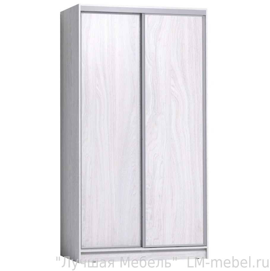 Шкаф купе дуб молочный хофф
