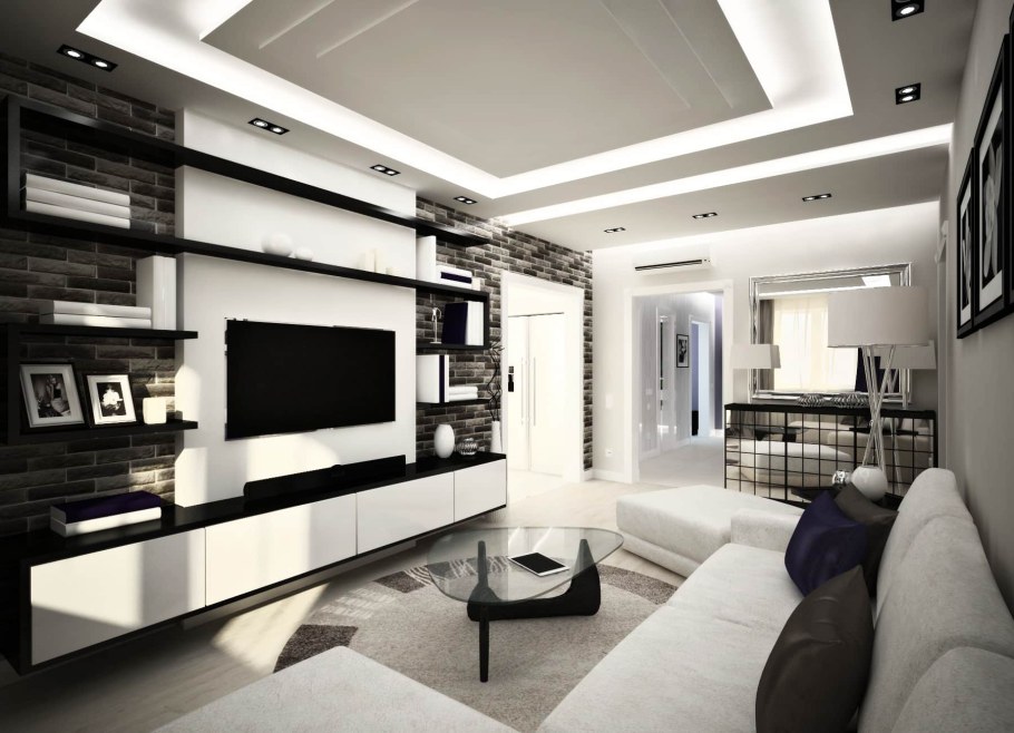 Готовые проекты гостиной