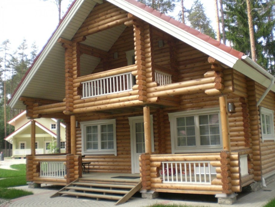 Бревенчатый дом