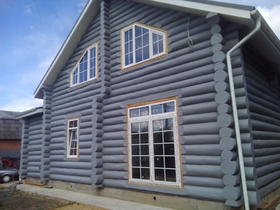 Цвета бревенчатых домов