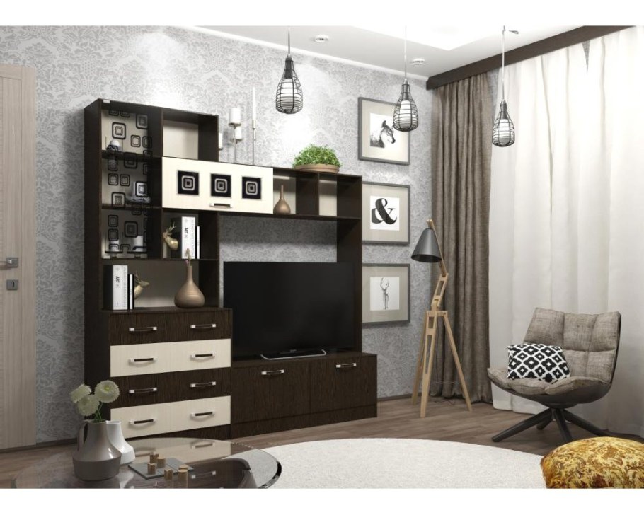 Стенка Ронда ЦСР 2000.1, венге