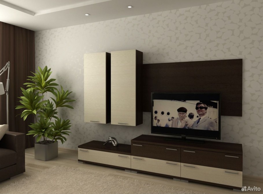 Гостиная в стиле венге