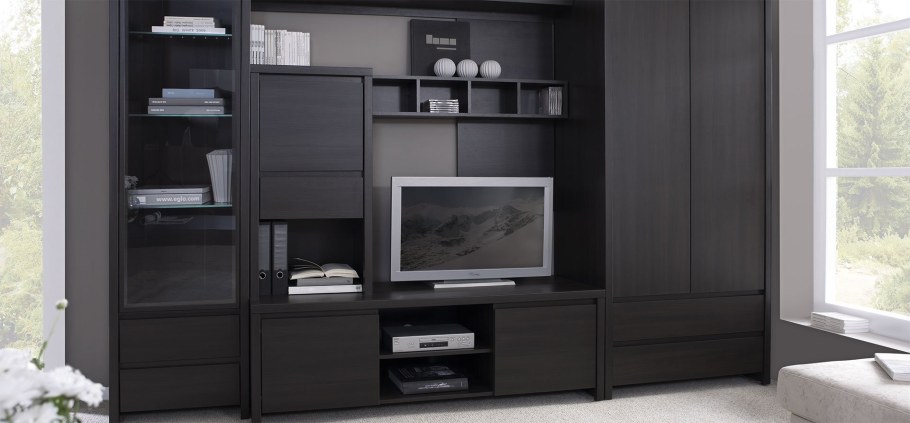 Гостиная Каспиан венге модульная