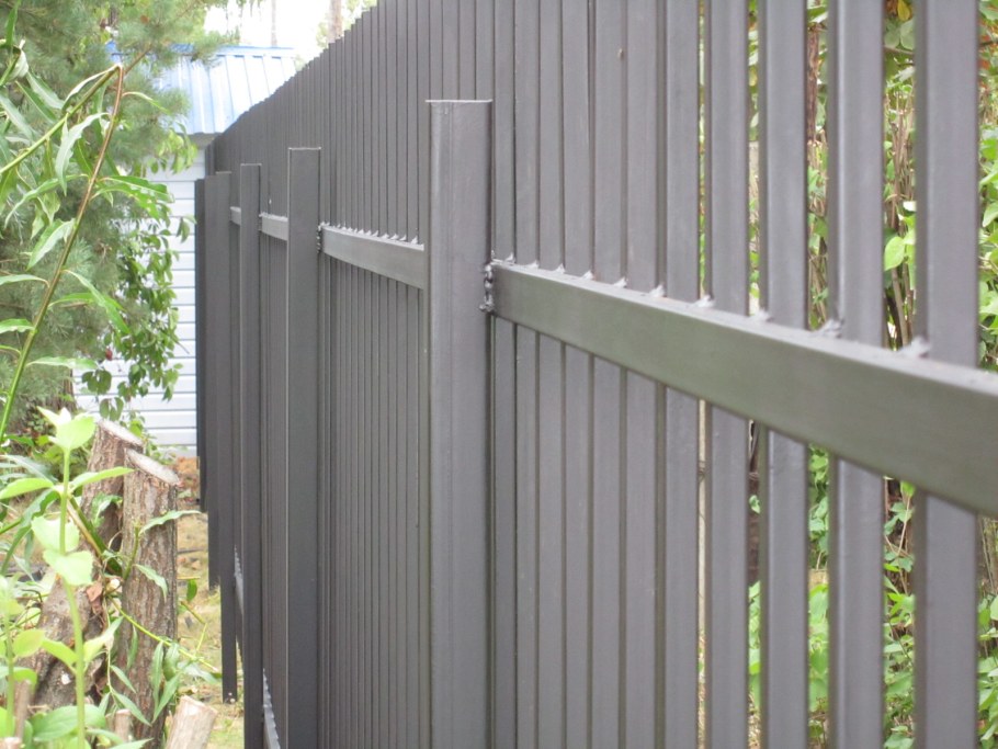 Забор из профиля