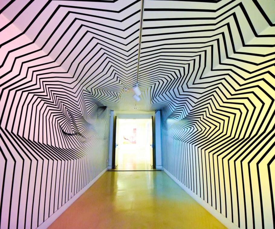 Геометрические иллюзии в интерьере