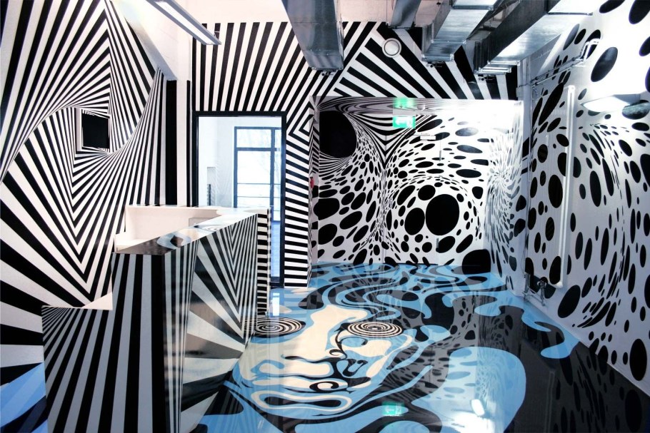 Визуальные иллюзии в интерьере