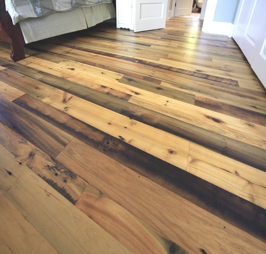 Пол шпунтованная доска