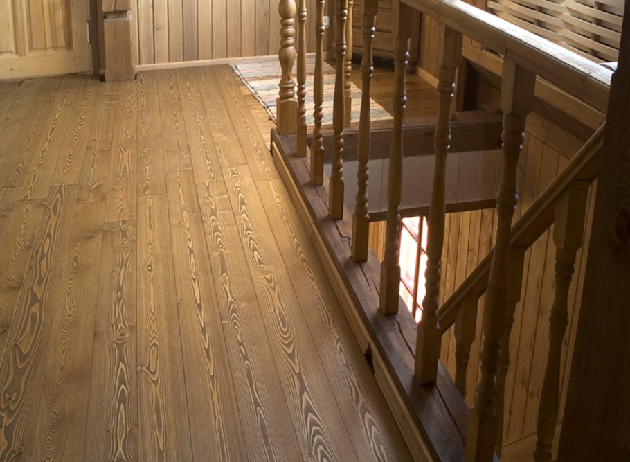 Пол из лиственницы