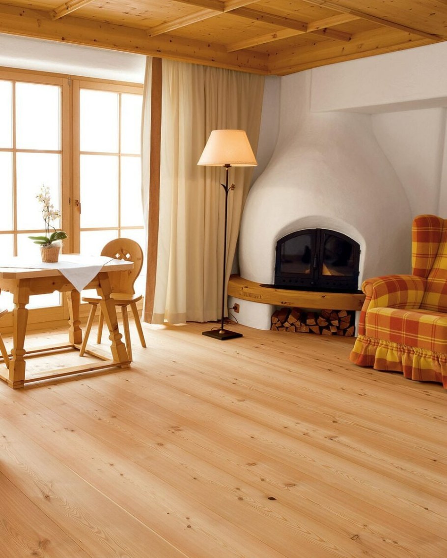 Половая доска в интерьере