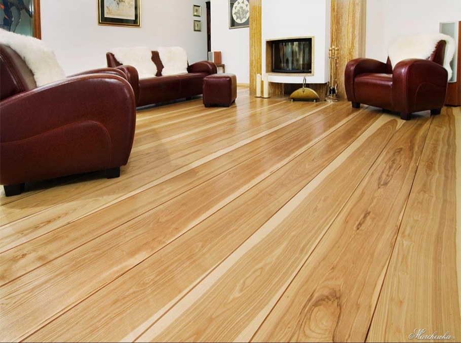Пол из лиственницы