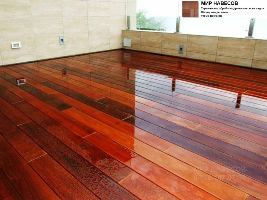 Пол из лиственницы