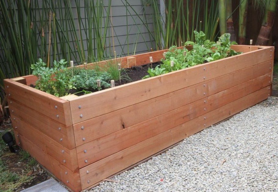 Деревянные грядки