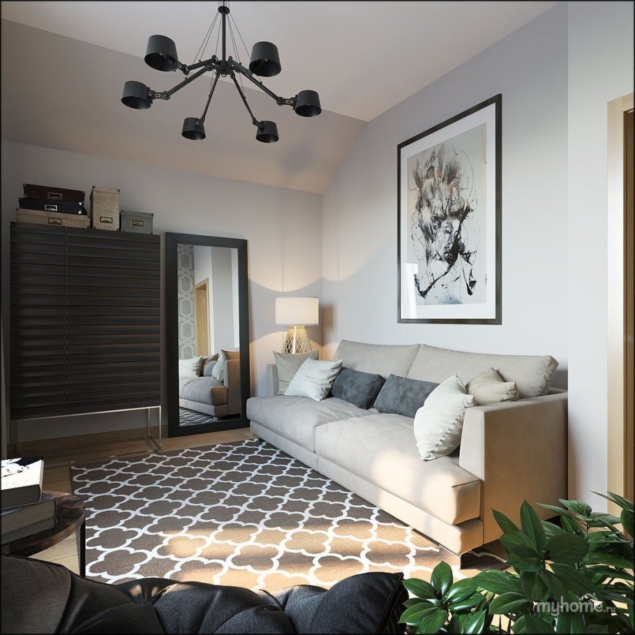 Комната для гостей с диваном