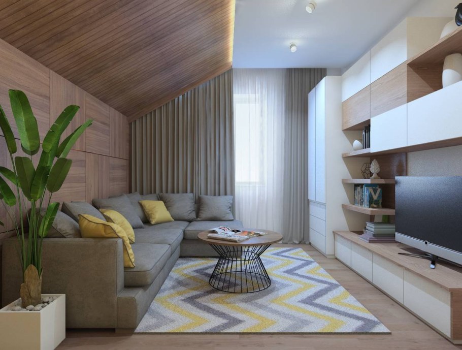 Современная гостеватаая комн