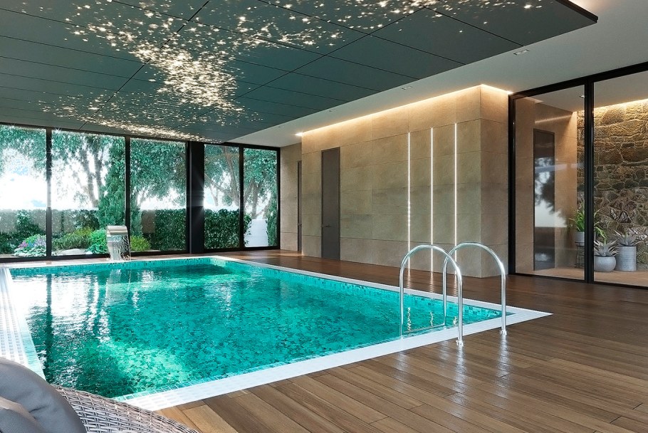 Бассейн в коттедже