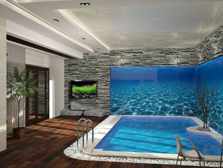 Отделка бассейна