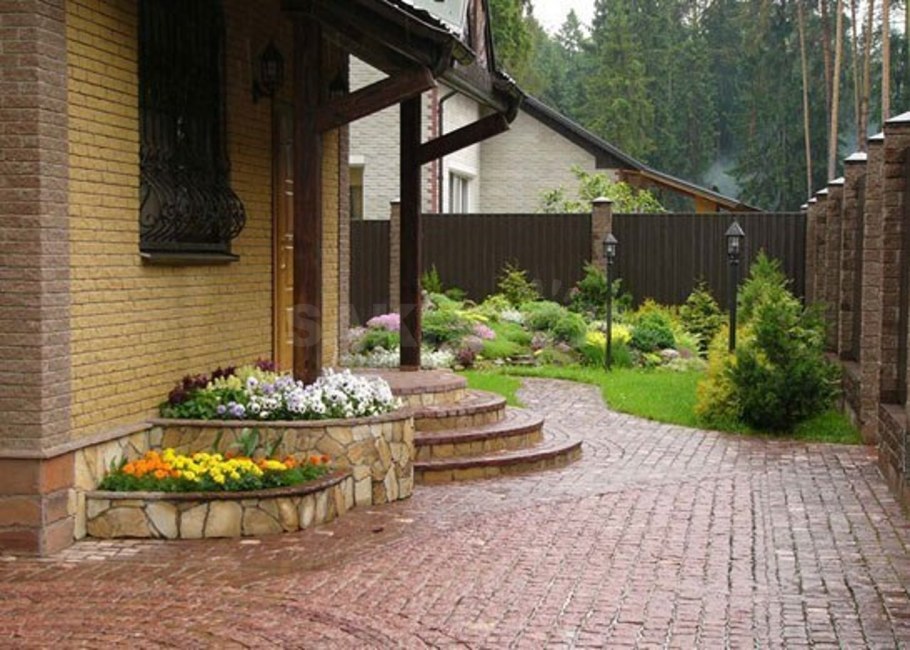 Ландшафт в частном доме