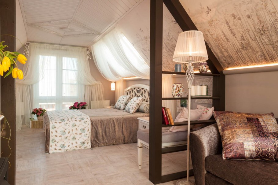 Фазенда мансарда в стиле Прованс