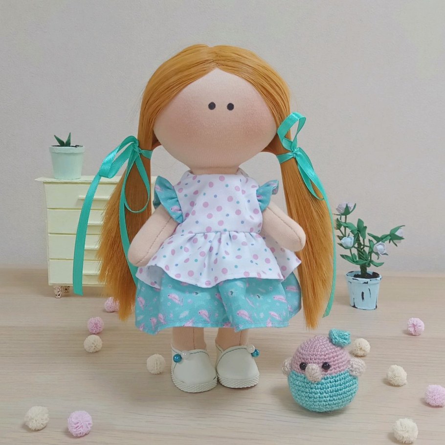 Платье снимающееся для интерьеров куклы