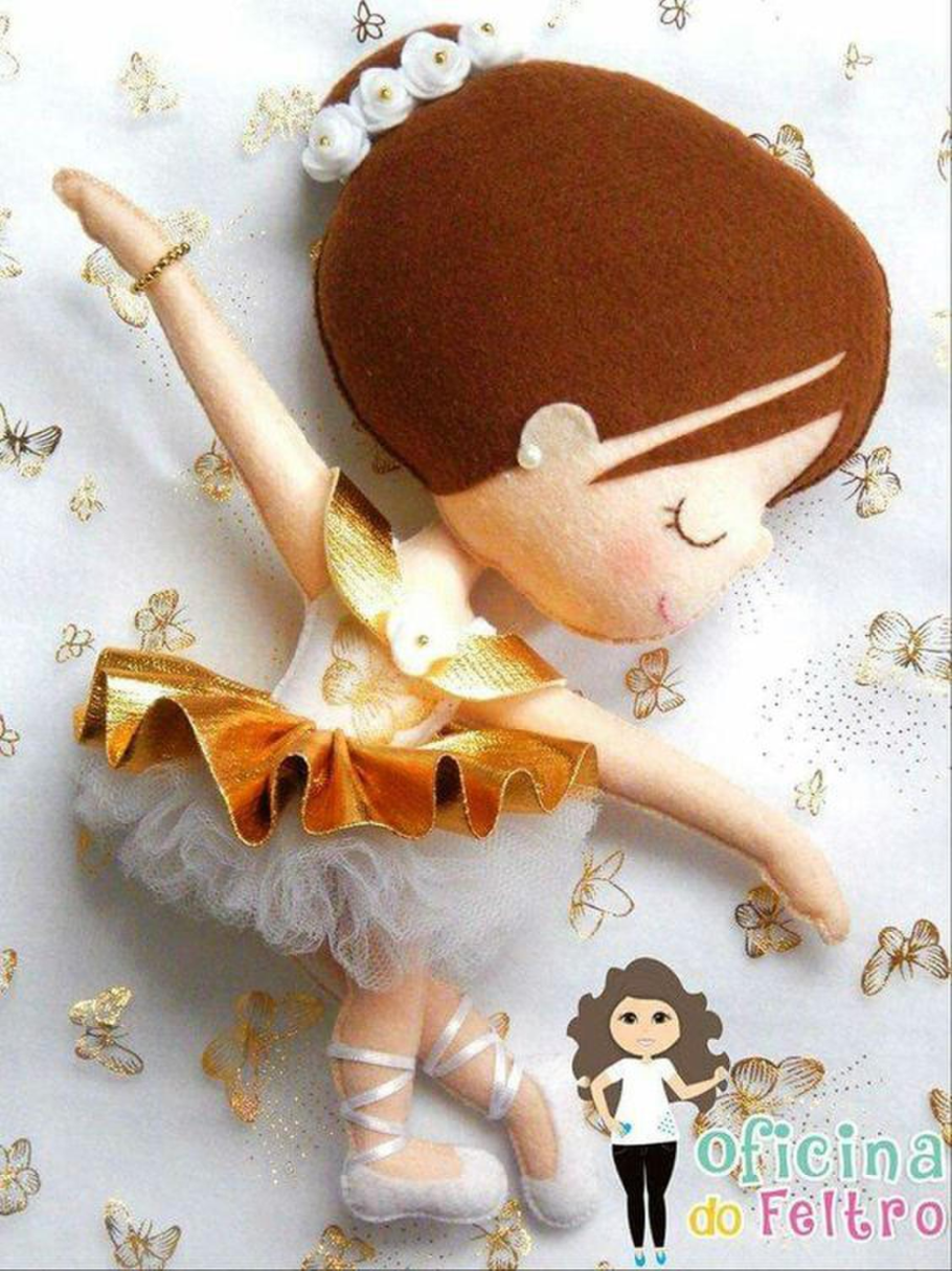 Фетровая кукла балерина
