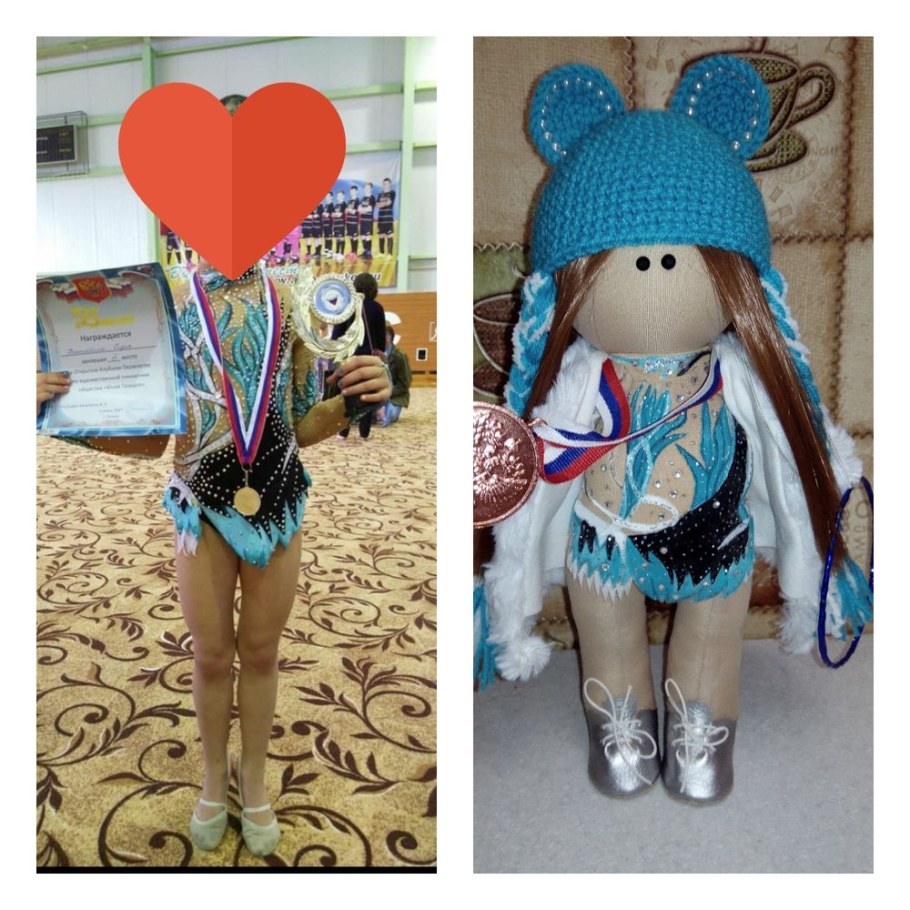 Кукла талисман гимнастка