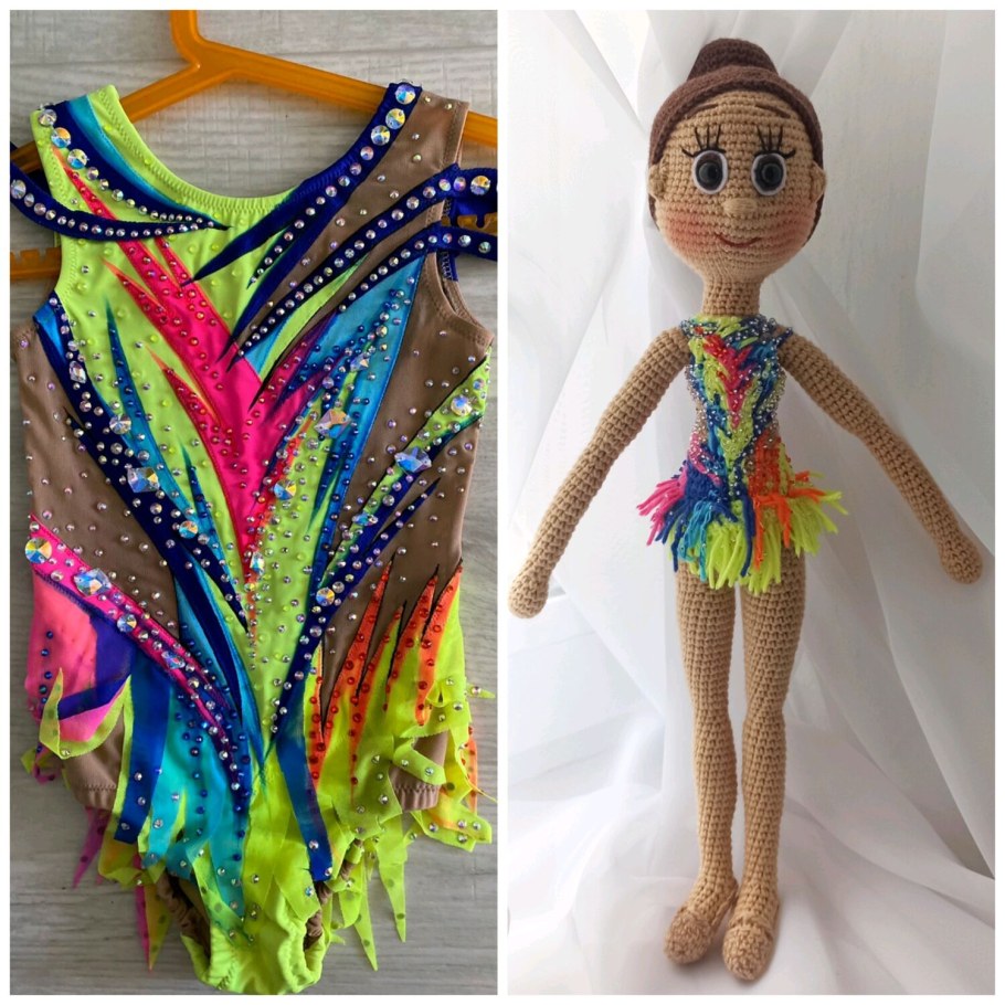 Кукла гимнастка амулет