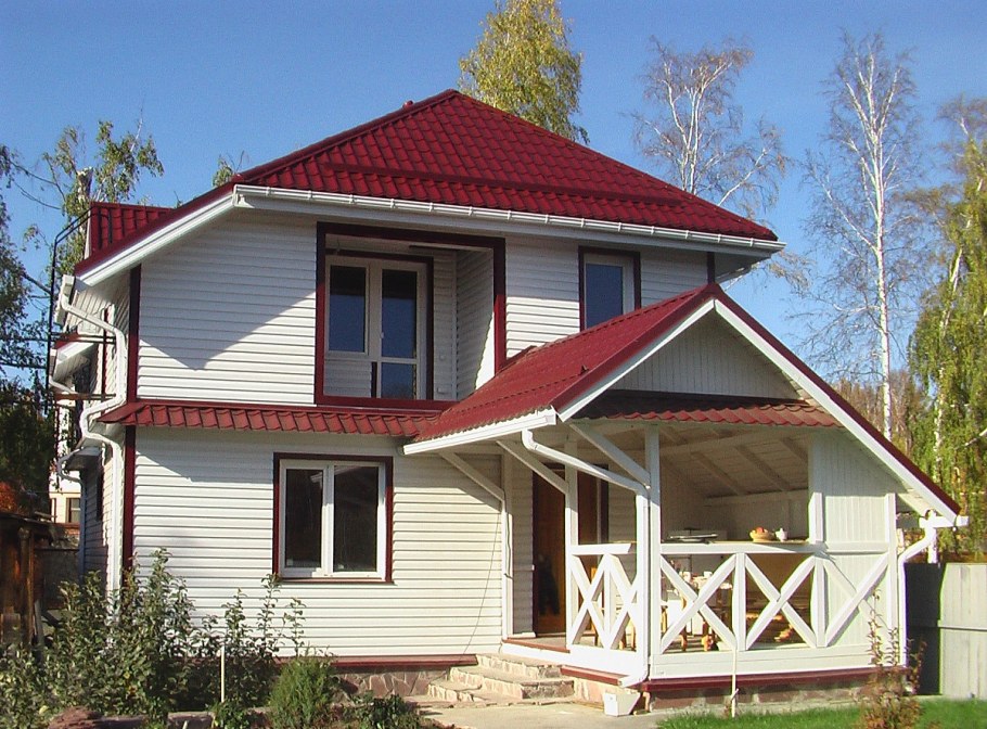 Металлочерепица Супермонтеррей RAL 3005