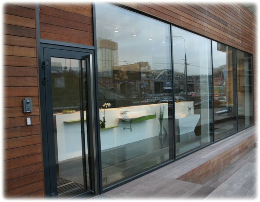 Входная алюминиевая дверь КПТ 74