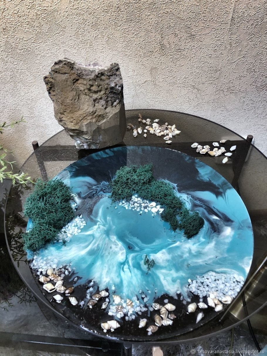 Изделия из эпоксидки столы