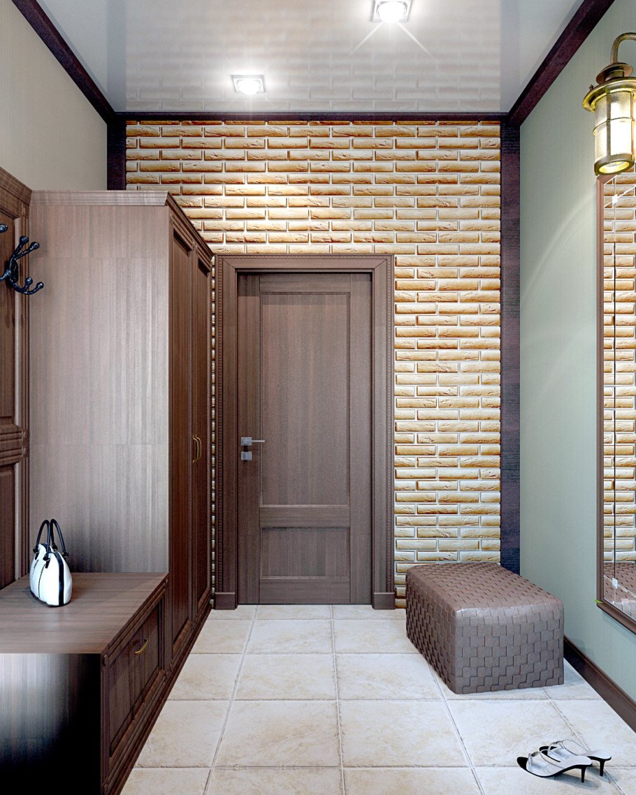 Интерьер прихожей в частном