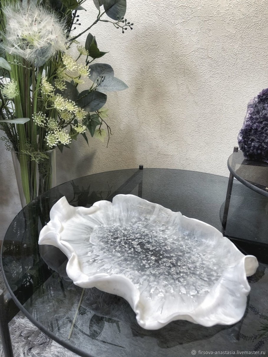 Тарелки из эпоксидной смолы