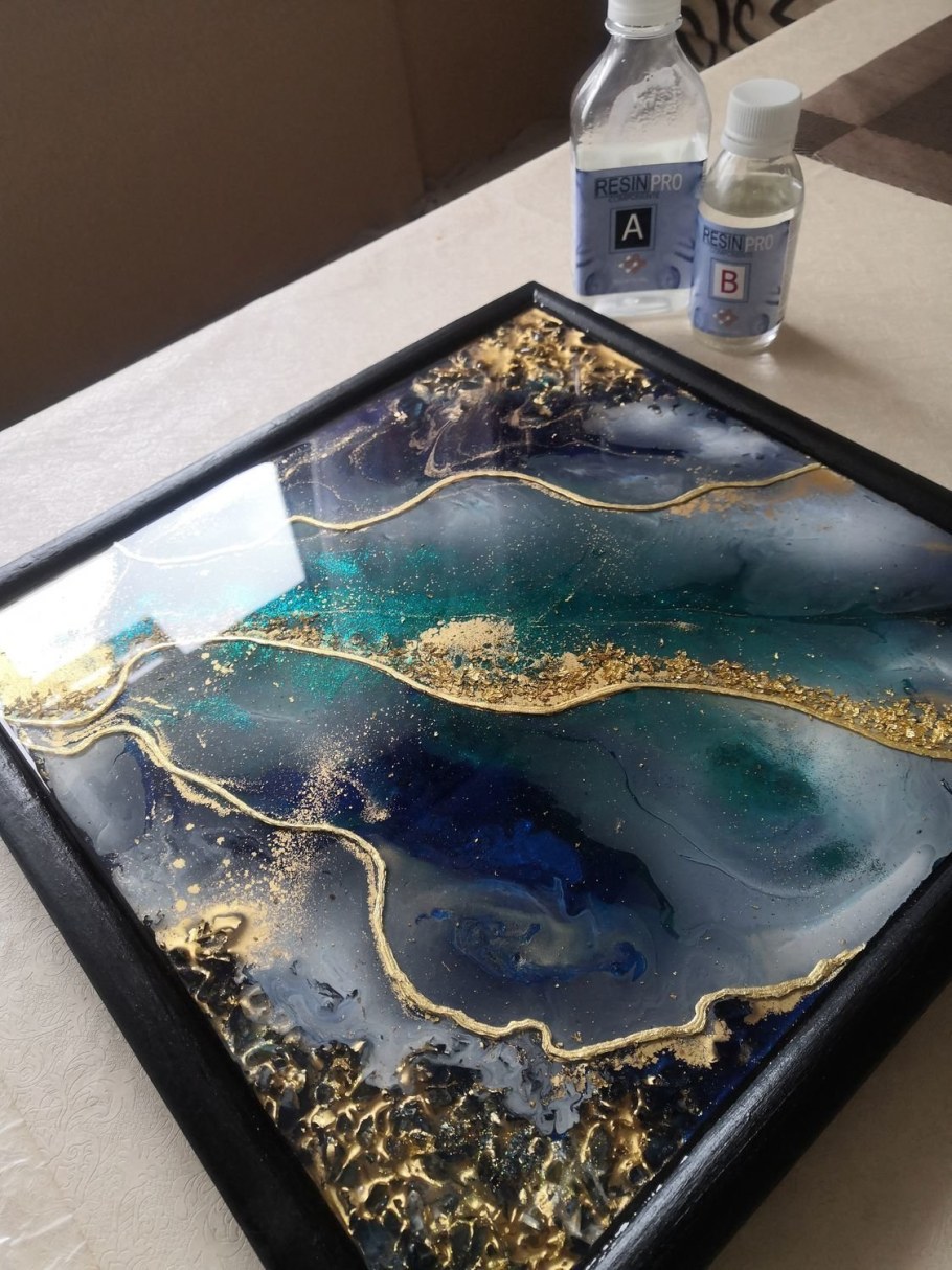 Панно эпоксидная смола