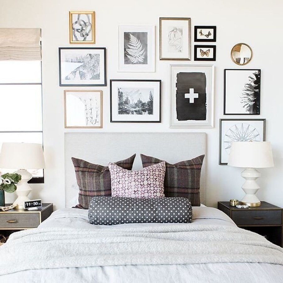 Декор пространства над кроватью