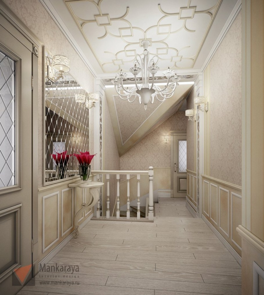 Интерьер холла второго этажа