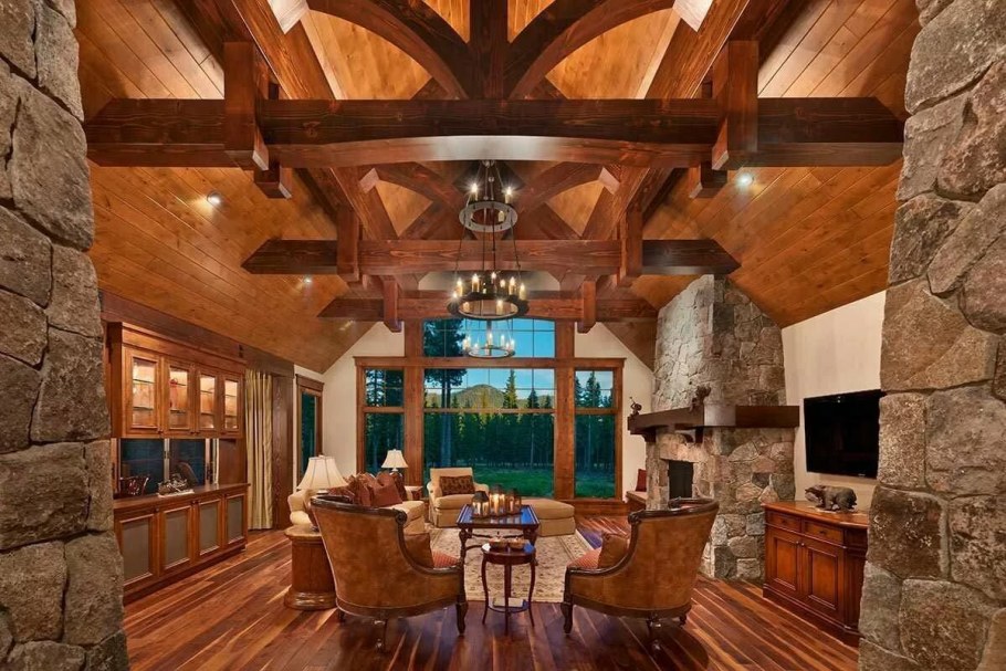 Стиль альпийского Шале в интерьере